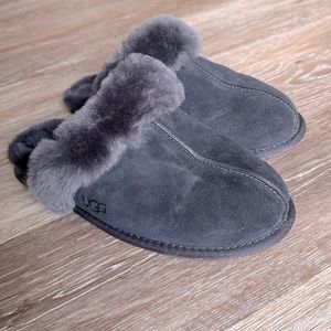 Ugg Scuffette II Slippers Dark Blue and Gray